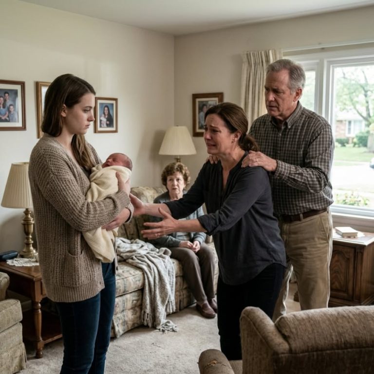 Entré En Casa De Mis Padres Con Mi Recién Nacida En Brazos Cuando Mi Hermana Me La Arrebató. Mis Padres Ni Pestañearon. «paga La Casa Y El Coche A Tu Hermana. Ahora Mismo». Reí Débilmente. «por Favor… Acabo De Dar A Luz»
